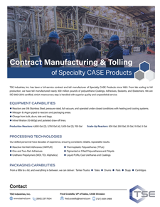 Specialty Chemicals for CASE Products